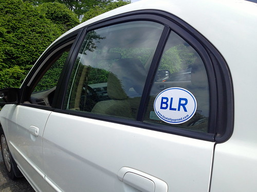 The BLR-Mobile with Euro sticker love!