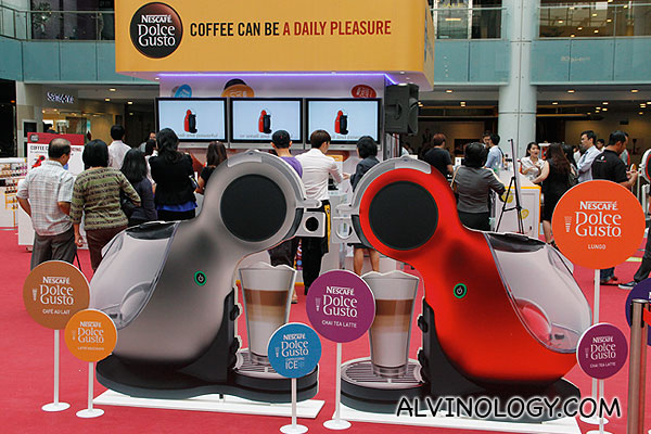 Nescafe Dolce Gusto roadshow in Marina Square earlier this year