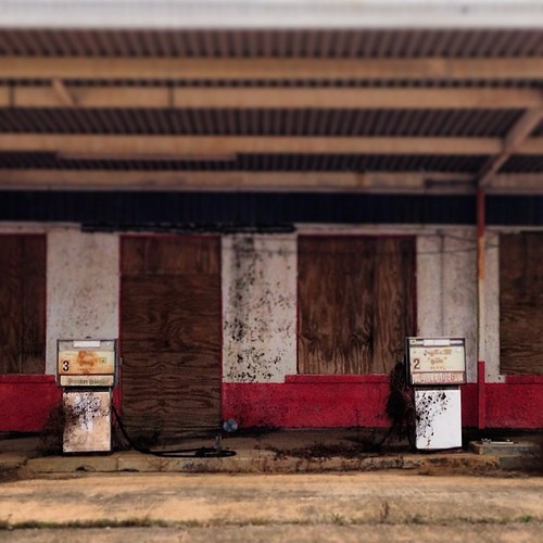 red abandoned georgia square gasstation squareformat iphoneography troywandzel instagramapp