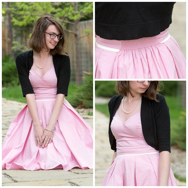 product review, never full dressed, withoutastyle, pink dress, full skirt, wyoming, eshakti,