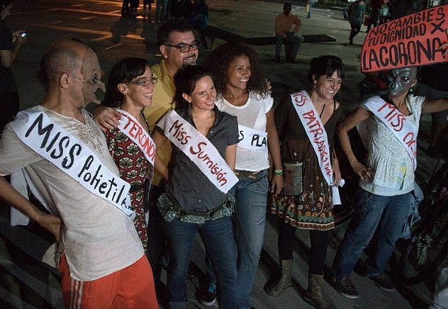 Así protestaron contra el Miss Venezuela