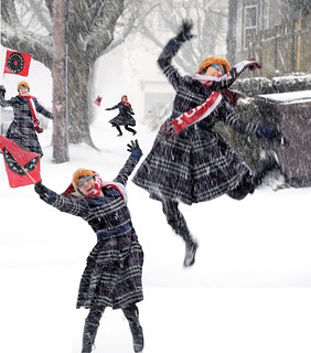 Clones dancing in the Snow [Explored]