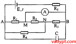 Bài tập định luật Ôm cho mạch chứa tụ điện