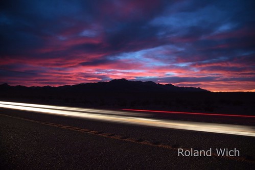 california road light usa clouds america sunrise death dawn twilight highway traffic united nevada trails nv trail valley states beatty