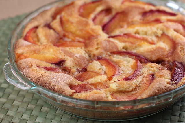 Spiced Nectarine Cake