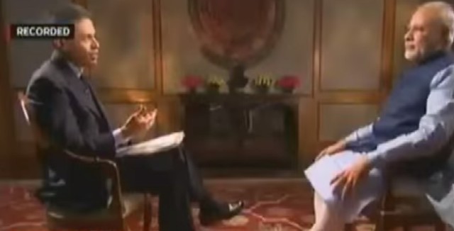 Narendra Modi in interview with Fareed Zakaria