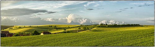 sky clouds farmland czechrepublic agriculture