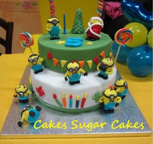 Christmas Party of the Minions by Gabry Concorsi of Cakes Sugar Cakes - Gabry