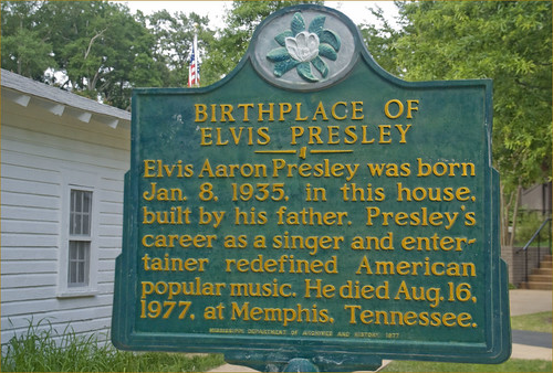 'Birthplace of Elvis Presley' -- Tupelo (MS) 2013