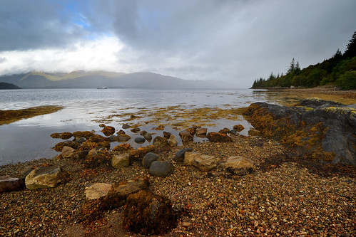 sea wallpaper beach scotland day cloudy background loch ecosse scozia lochlinnhe sealoch