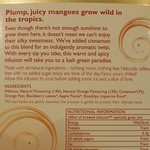 The ingredients list on mango & cinnamon tea, what’s missing??