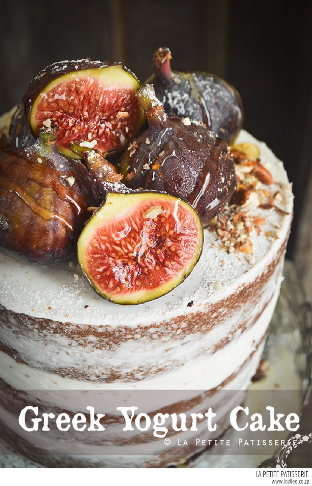 Greek Yoghurt Cake with Figs, Honey + Pecans