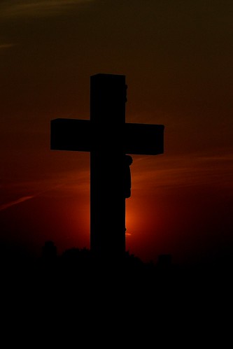 sunset photo glow cross cemetary jesus el reno relegion hartless crusafix