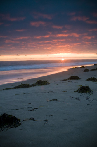 ocean sunset color beach clouds oregon coast sand nikon waves pacific netarts d90 netartsbay