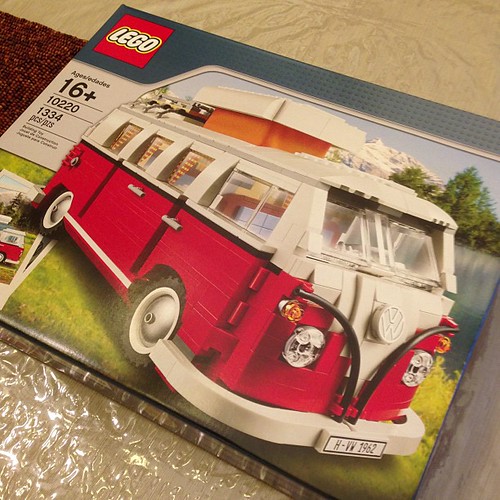 It's here but I won't be able to start building it for at least a few days... #lego #vw