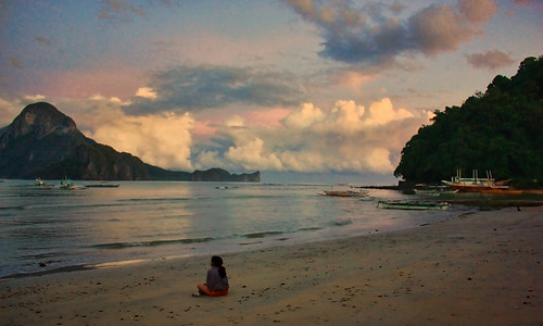 sea beach sunrise asia philippines el tropical nido daybreak archipelago palawan bacuit