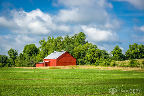 red summer sky usa field barn rural landscape farm kentucky farmland daviess ky40143