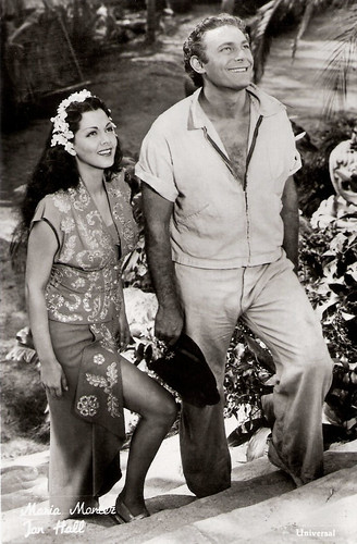 Maria Montez and Jon Hall in White Savage (1943)