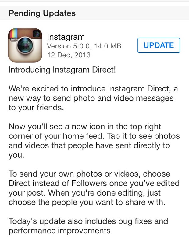 instagram direct