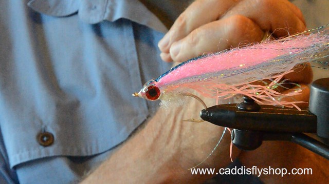 Using a Fish Mask and Cure Goo to finish a Coho Bucktail Fly
