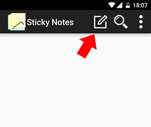 Stick Note Android App