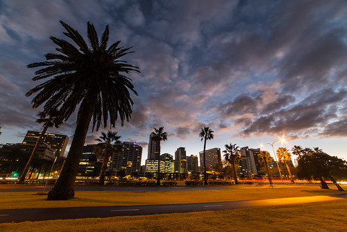 Perth, Western Australia, Short Exposure, Sunrise by Brendan Davey