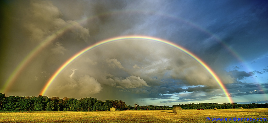 Double Rainbow in Door County