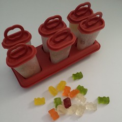 Gummy bears & Sprite popsicles