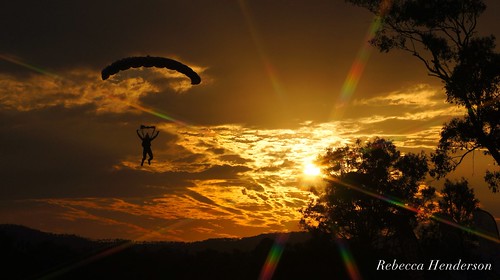 sunset sport skydiver ramblers toogoolawah ramblerstoogoolawahdropzone
