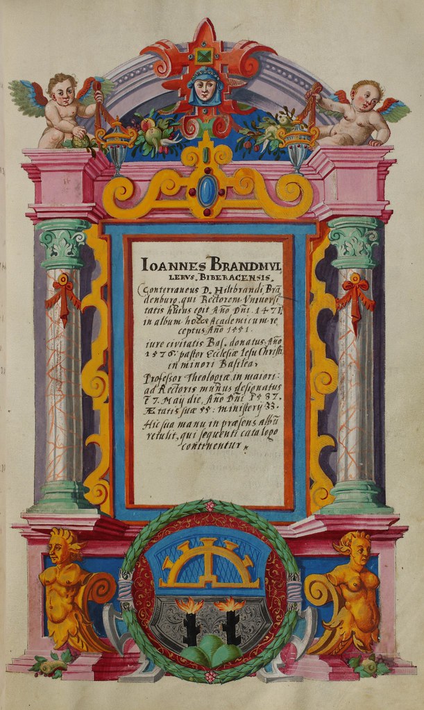 Basel, Universitätsbibliothek, AN II 4, p. 44r – Matriculation Register of the Rectorate of the University of Basel, Volume 2 (1586-1653)