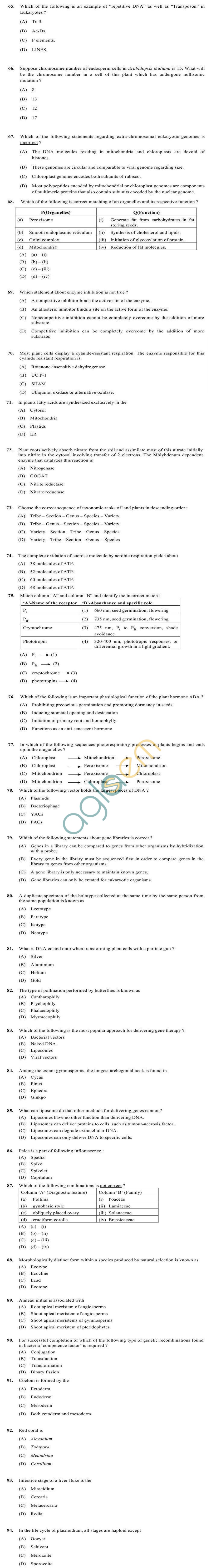 OJEE 2013 Question Paper with Answers LE BSC PCB