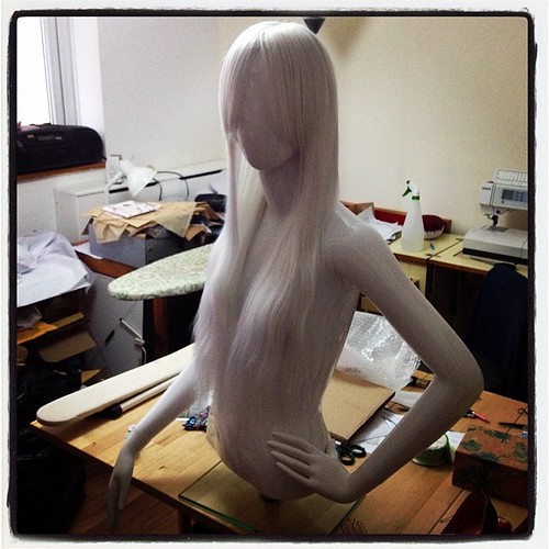 First glimpse of my new ghostly mannequin. Isn't she lovely?