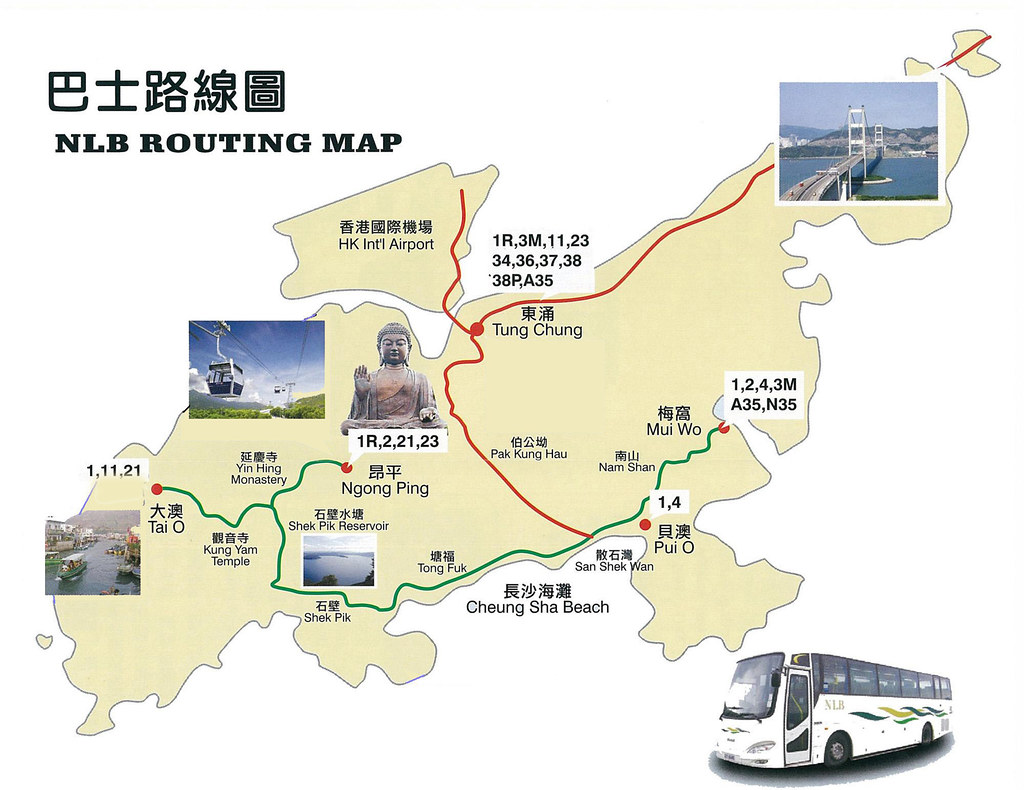 香港交通指南 新大屿山巴士 搭乘屿巴穿梭东涌 昂平 大澳与梅窝四大景点 爱旅博客