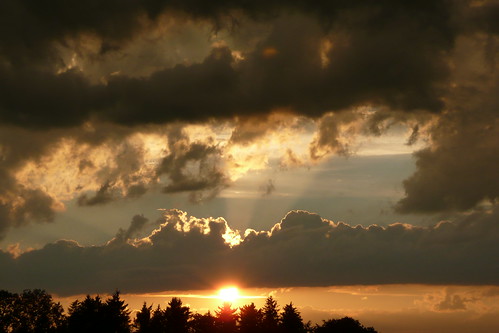 sunset de switzerland soleil coucher