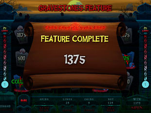 Alaxe in Zombieland Gravestones Feature Prize