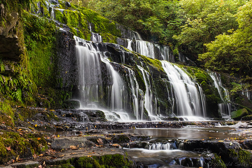 newzealand waterfall otago catlins neuseeland purakaunuifalls