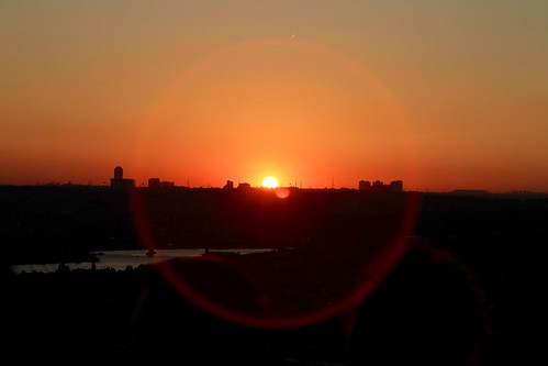 Sunset lens flare