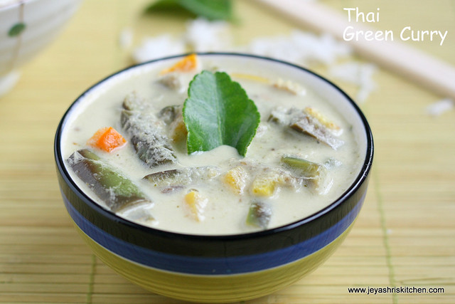Thai green Curry 1