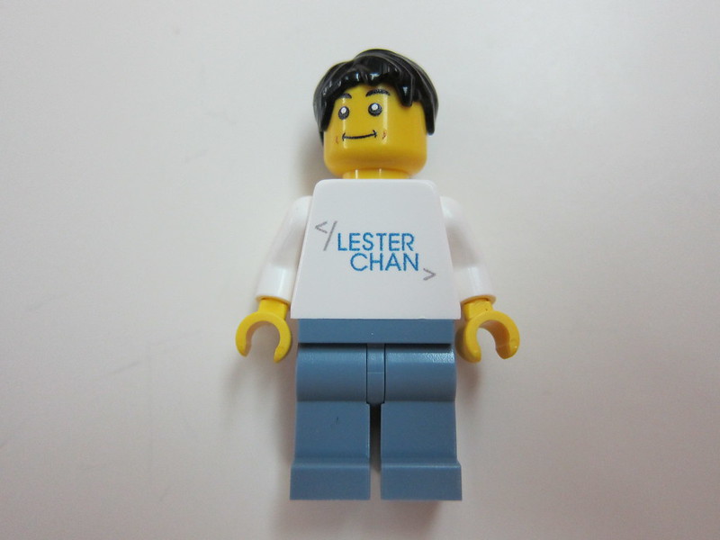 Lester Chan Logo Custom Minifig - Front
