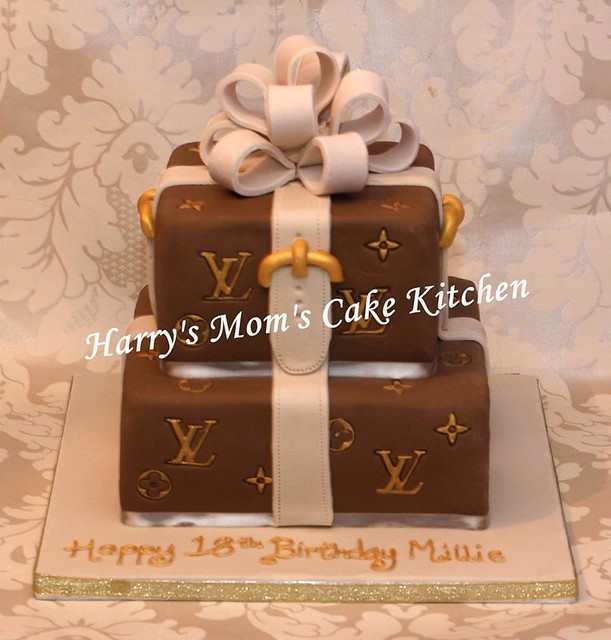 Designer Themed Birthday Cake by Harry's Mom's Cake Kitchen