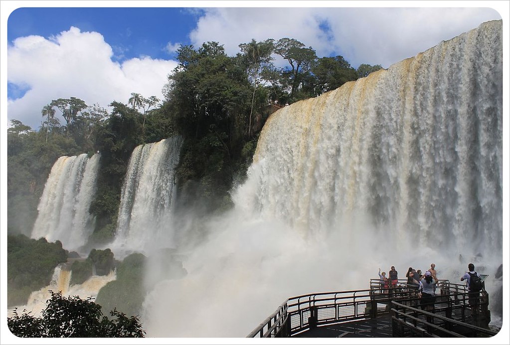 iguazu falls waterfalls viewing platform