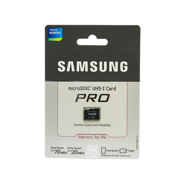 手機高速記憶卡 SAMSUNG microSDXC 64GB USH-I 記憶卡 @3C 達人廖阿輝