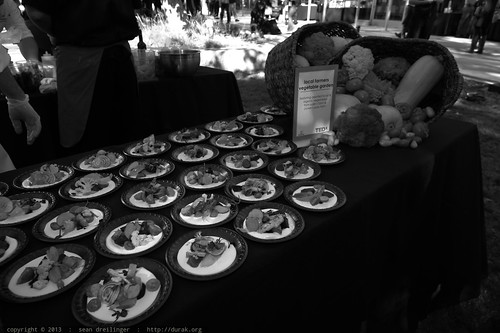 Locally farmed Vegetables Catered by Eurest   TEDxSanDiego 2013