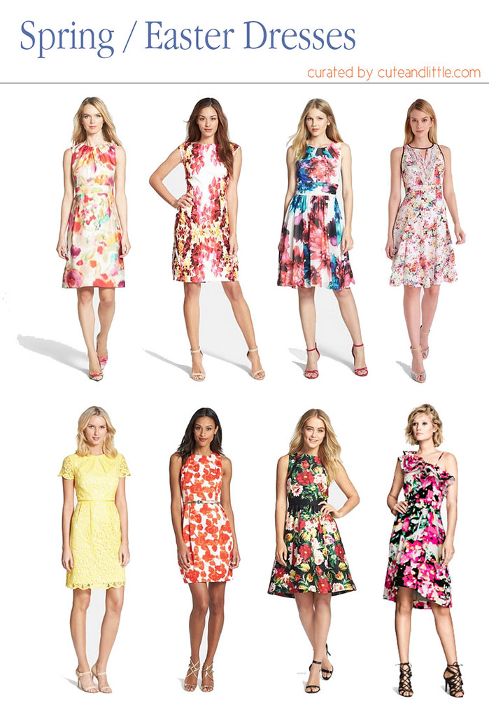 cute & little blog | spring floral dresses