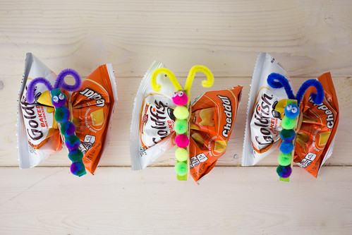 Back to School DIY Butterfly Snack Bags 
