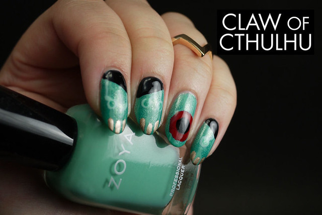 Supergiant Games' Transistor Video Game Inspired Nail Art