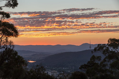 canberra australiancapitalterritory australia au sunset mount ainslie red sky telstra tower telstratowercanberra telecom cbr cbr100