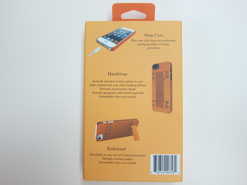 Bootcase - Hybrid Snap Case For iPhone 5 - Box Back