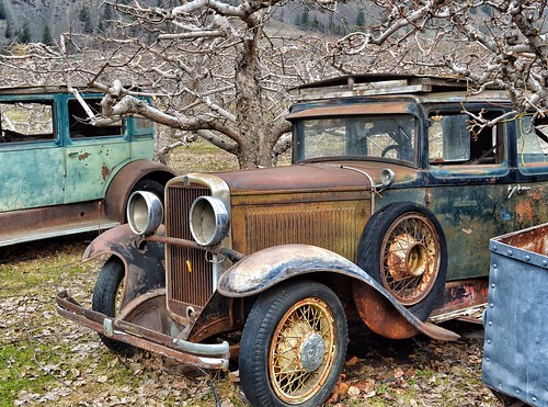 old car vintage orchard keremeos