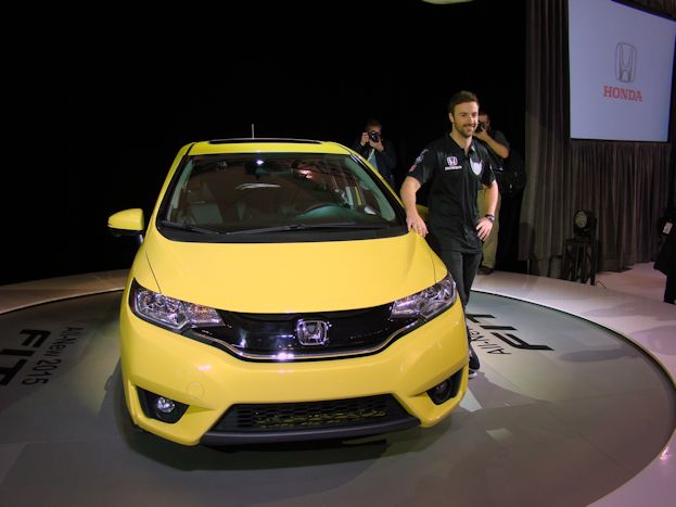 James Hinchcliffe with Honda Fit